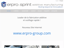 Tablet Screenshot of erpro.fr